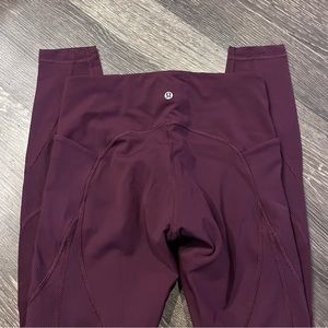 Lululemon leggings maroon
